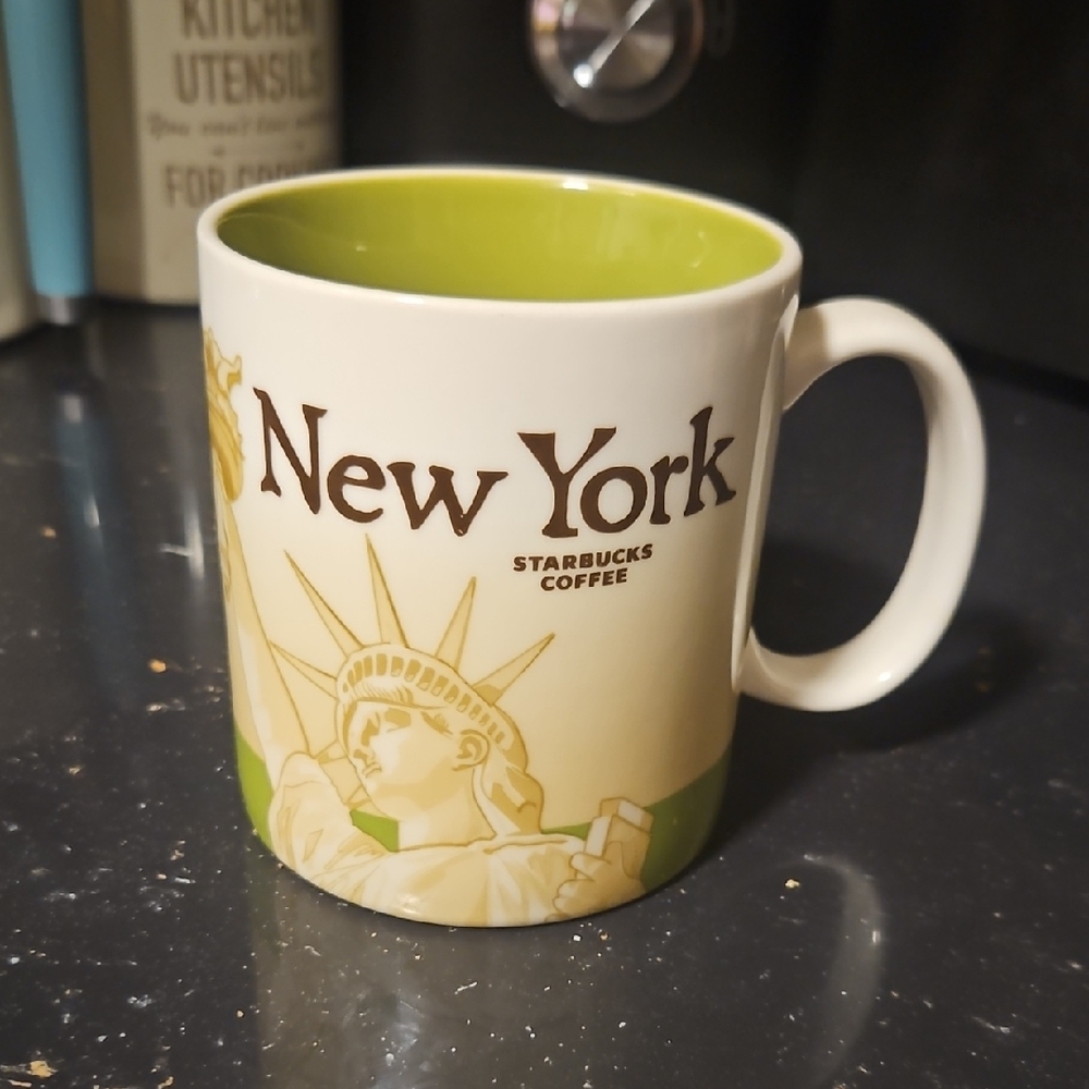 Starbucks New York Mug - Green Ms Liberty